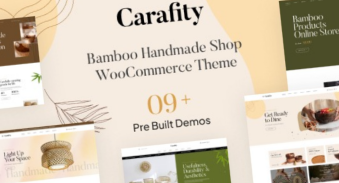 Carafity Bamboo Handmade Shop WooCommerce Theme