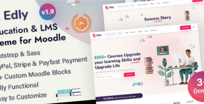 Edly Moodle LMS Education Theme