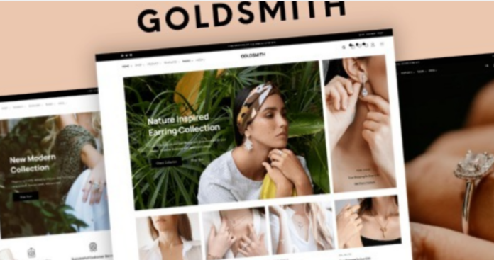 GoldSmith Jewelry Store WooCommerce Elementor Theme