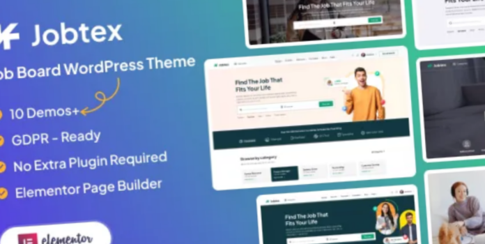Jobtex Job Board WordPress theme