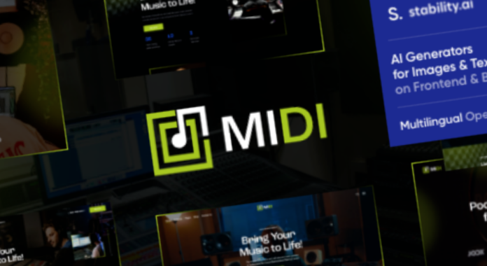 Midi Sound & Music Production WordPress Theme