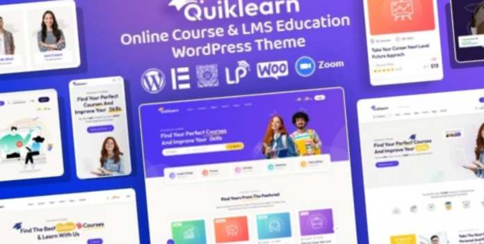 Quiklearn Education WordPress Theme