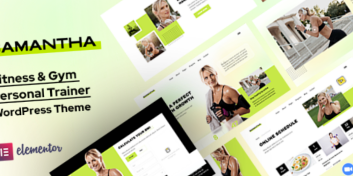 Samantha Fitness WordPress Theme