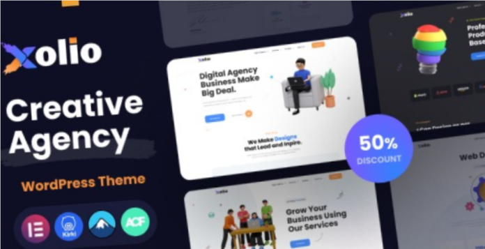 Xolio Creative Agency & Portfolio WordPress Theme