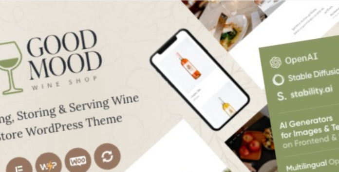 Good Mood Wine Shop WordPress Theme