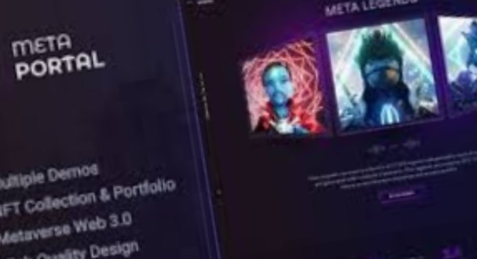 MetaPortal NFT Portfolio WordPress Theme