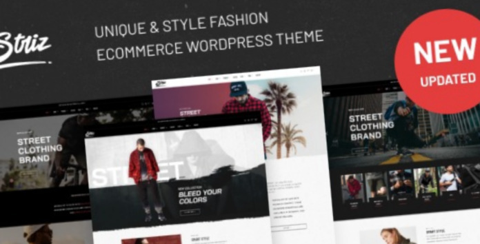 Striz Fashion Ecommerce WordPress Theme